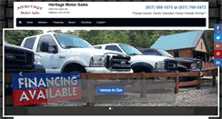 Desktop Screenshot of heritagemotorsales.com